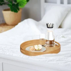 Plateau De Service Rond En Bambou -Le Coin Cuisine 72ef74b74bab4b11b5c2eaafec1a1f35