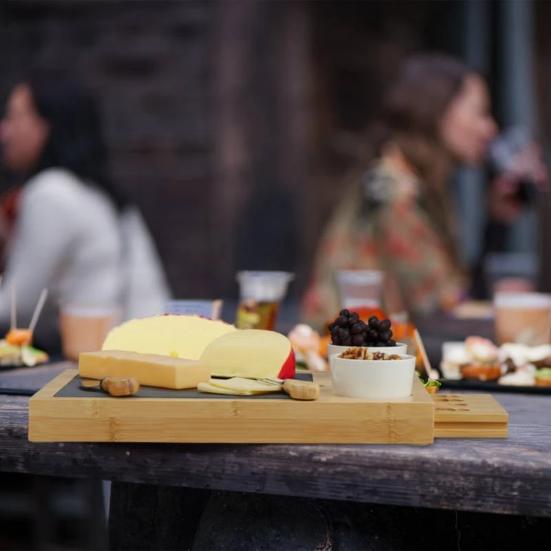 Plateau Fromage Bambou & 7 Accessoires 2 Plateau Fromage Bambou & 7 Accessoires – Image 2