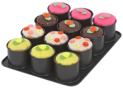 Plaque Pâtisserie 12 Mini Moules Ronds -Le Coin Cuisine 778ce73917a64fc7bc538570c2eedbc3