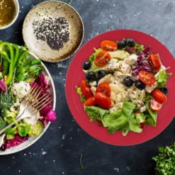 Saladier Rouge-doré En Lot De 3 -Le Coin Cuisine 7e51a9ffda294f57a6d7cb558904b629 1