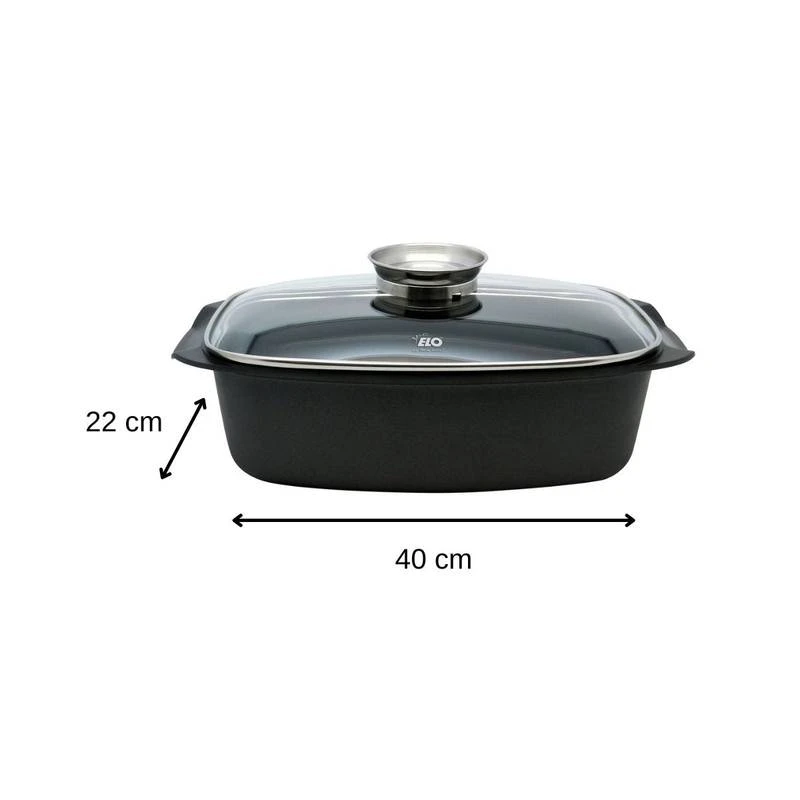 ELO Cocotte Rectangulaire Avec Couvercle 4 ELO Cocotte Rectangulaire Avec Couvercle – Image 4