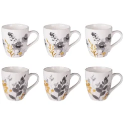 Coffret De 6 Tasses Flora