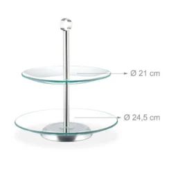 Serviteur Gâteau 2 étages -Le Coin Cuisine 84c8672577f74f728336186053be2199