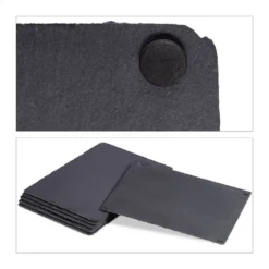 Assiettes En Ardoise 30x40 Cm Lot De 12 -Le Coin Cuisine 8b0bf3c3229a4b80853e835da1a4b612