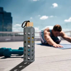 Gourde En Verre Bouchon En Bambou 550 Ml 23 Gourde En Verre Bouchon En Bambou 550 Ml -Le Coin Cuisine 8b19fd1410c047bd8fadf3fc62e2d7d4