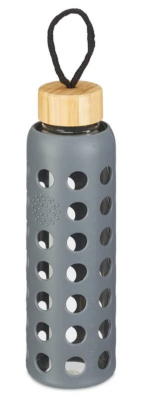 Gourde En Verre Bouchon En Bambou 550 Ml 8 Gourde En Verre Bouchon En Bambou 550 Ml – Image 8