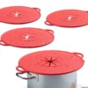 Lot De 4 Couvercle De Protection Rouge