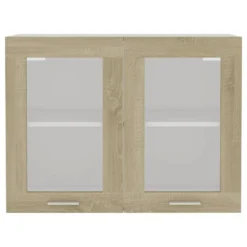 VIDAXL Armoire En Verre Suspendue -Le Coin Cuisine 92c6d89fcffb4c6eba5b4abbf9d51aa6