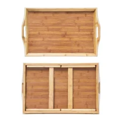 2x Tablettes De Lit Pliable Bambou -Le Coin Cuisine 941ccd39e9d14bd086340953e6be60d7