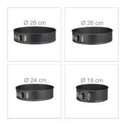 Set De 4 Moules à Gâteaux Ronds -Le Coin Cuisine 98453764777d4ee88b89a32ecbc34a44