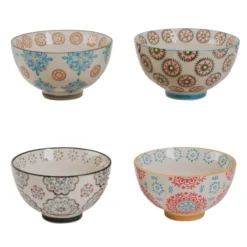 Coffret De 4 Coupelles Bohème