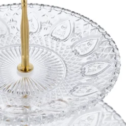 Serviteur Fruits à 2 étages En Verre -Le Coin Cuisine a2dcb7acc1dc45158d305403f5dbd0c3