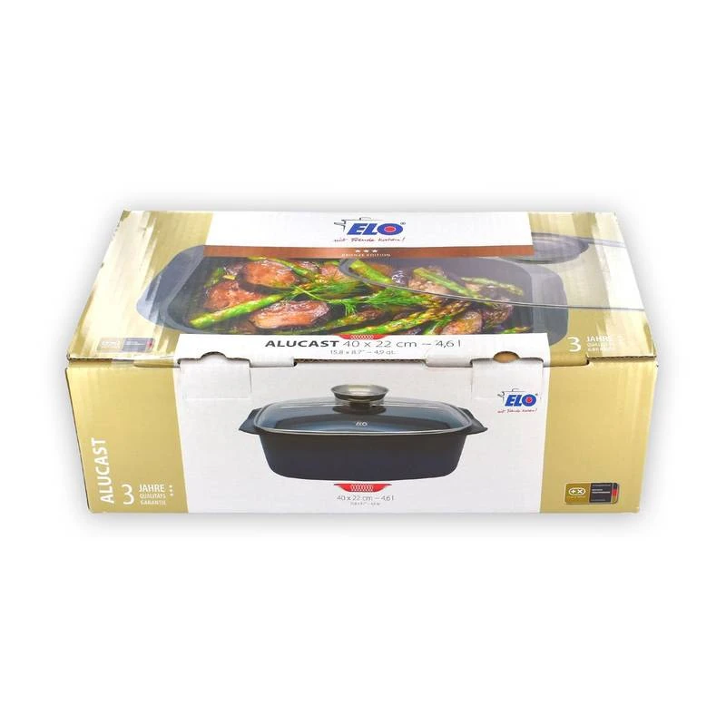 ELO Cocotte Rectangulaire Avec Couvercle 3 ELO Cocotte Rectangulaire Avec Couvercle – Image 3