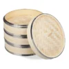 Cuiseur Vapeur Bambou 3 Niveaux