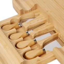 Plateau Fromage Bambou & Lot 4 Couverts -Le Coin Cuisine ab63f41cc2cd4abeb52a1a4ac040c99f
