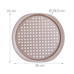 Plaque à Pizzas Ronde Perforée Lot De 2 -Le Coin Cuisine b464aba3e2b94ff78a0aebb250c963c4