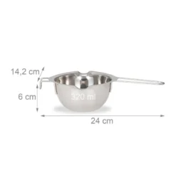 2x Récipients Bain Marie Casserole Inox 11 2x Récipients Bain Marie Casserole Inox -Le Coin Cuisine b5cdc927e8184bd9b1bea5b6170367a0