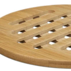 Dessous De Plat Ronds Bambou Lot De 4 -Le Coin Cuisine b66f1e47d7af460aa787b5a1531789cd