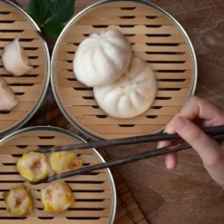 Cuiseur Vapeur Bambou 2 Niveaux -Le Coin Cuisine b8ea9b71541c4cd88e418eeff59126d5