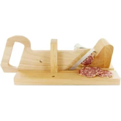 Trancheuse à Charcuterie En Bois -Le Coin Cuisine c447d573217944ca89167964fa84f11c