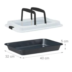 Plat Four Avec Couvercle 3 En 1 -Le Coin Cuisine c541e55b324b47b4bacd295e08c12ad8