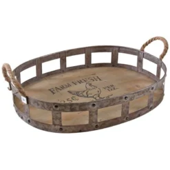 Plateaux Ovales "Farm Fresh" (Lot De 2) -Le Coin Cuisine c90c5769e003452c965bf37bf92cde24