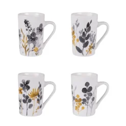 Coffret De 4 Mugs Flora