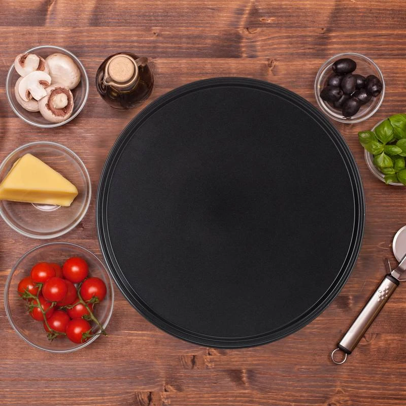 Plaques à Pizzas Rondes Par Lot De 4 2 Plaques à Pizzas Rondes Par Lot De 4 – Image 2