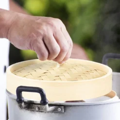 Panier Vapeur En Bambou 24 Cm -Le Coin Cuisine d36d44635c164b44aac4613d0a71e2fb