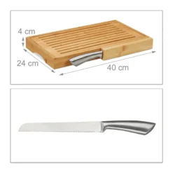 Planche à Pain Bambou Range-couteaux -Le Coin Cuisine d56c7460c83b411faf657843cffa3040