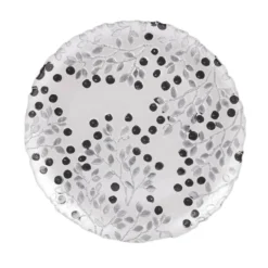 Assiette Plate Berry Argent X6