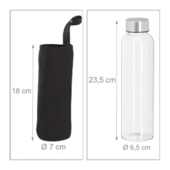 Bouteille D’eau En Verre 500ml Lot De 6 -Le Coin Cuisine e360d20add3441878bf3e668cf844e58