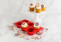Moule Silicone 6 Muffins Silicone -Le Coin Cuisine e56037cc632b411f91d82c510aade87d
