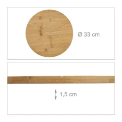Assiette à Pizza Bambou Assiette -Le Coin Cuisine e7fe7f6f231742f780b688cf4a2b6158