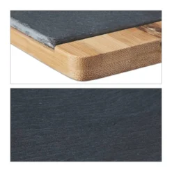 Planche De Service En Bambou Ardoise -Le Coin Cuisine e8b48ff8c683418bbc9d1271b5f8a03c
