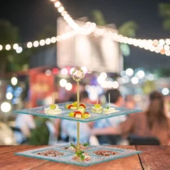 Serviteur Gâteau Carré En Verre -Le Coin Cuisine eacac9f2c67a42ce80922da8729634cd