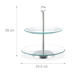 Serviteur Gâteau 2 étages -Le Coin Cuisine ec3c503e62e5458e972cf1e77ee8eeec