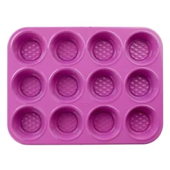 Moule à Muffins Fuchsia Pour 12 Gâteaux -Le Coin Cuisine ec4de98f83d14b6591edda0562f25b8f
