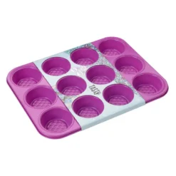 Moule à Muffins Fuchsia Pour 12 Gâteaux -Le Coin Cuisine ee4dcd6295504feda8eaafed9de37967