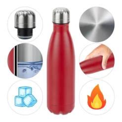 Gourde Inox Bouteille Eau Rose Vif Lot 9 -Le Coin Cuisine f0400986f5674c86a5e7d38dd8518756 1