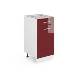 Meuble Bas R-Line 40cm Bordeaux