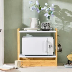 Étagère Micro Ondes KCR07-WN -Le Coin Cuisine ff0cc4f655f74de993d0b2dc3ce22de0